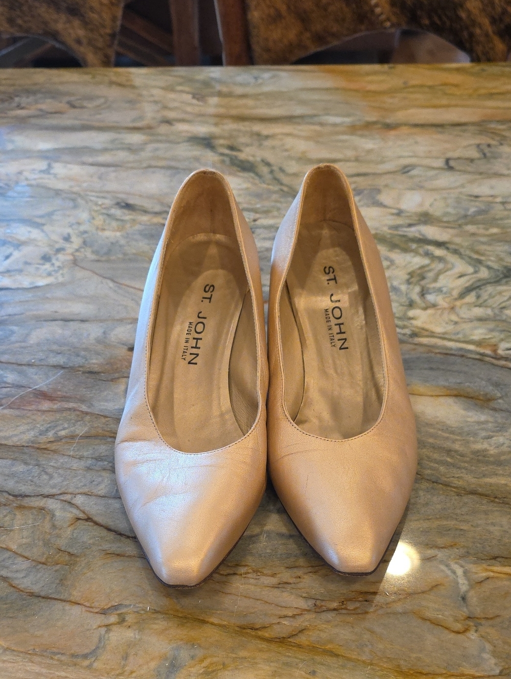 St. John Women's Blush Pink Pointed-Toe Heels
